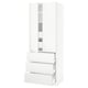 SEKTION High cab w 2 drs/3 fronts/5 drawers