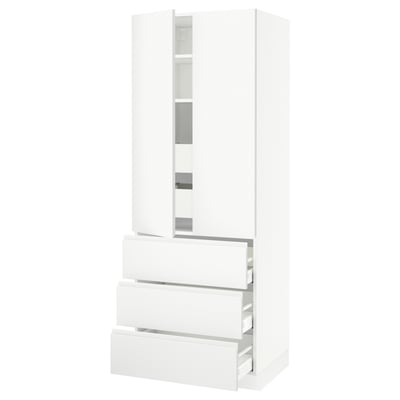 SEKTION High cab w 2 drs/3 fronts/5 drawers