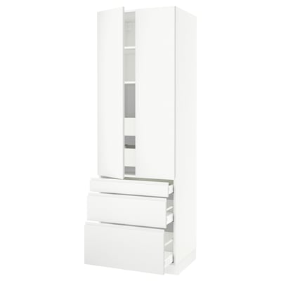 SEKTION High cab w 2 drs/3 fronts/5 drawers