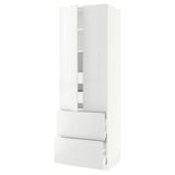 SEKTION High cab w 2drs/2 fronts/4 drawers