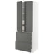 SEKTION High cab w 2drs/2 fronts/4 drawers