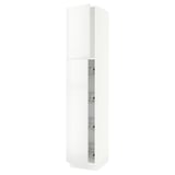 SEKTION High cabinet w door/wire baskets