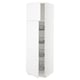 SEKTION High cabinet w door/wire baskets