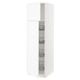 SEKTION High cabinet w door/wire baskets