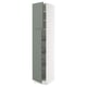 SEKTION High cabinet w door/wire baskets
