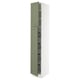 SEKTION High cabinet w door/wire baskets