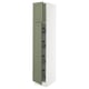 SEKTION High cabinet w door/wire baskets