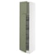 SEKTION High cabinet w door/wire baskets