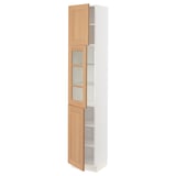 SEKTION High cabinet w glass door/2 doors