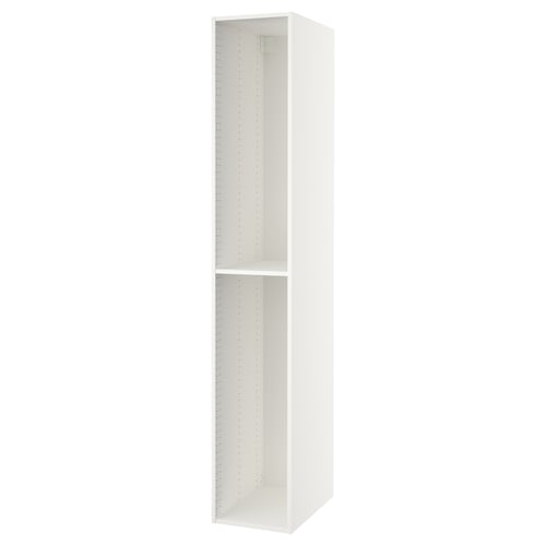 SEKTION white kitchen cabinet with single shelf, modern design.