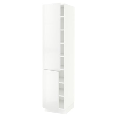 SEKTION High cabinet with shelves/2 doors