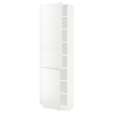 SEKTION High cabinet with shelves/2 doors