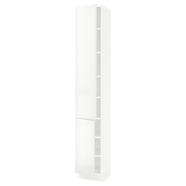 SEKTION High cabinet with shelves/2 doors