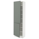 SEKTION High cabinet with shelves/2 doors