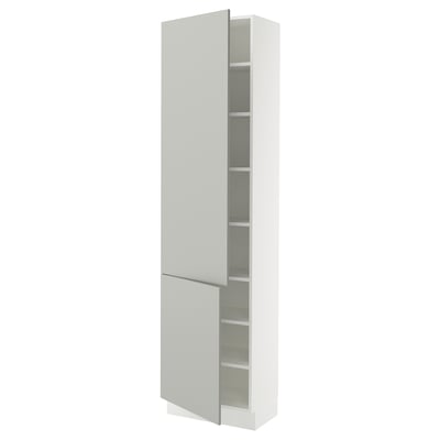 SEKTION High cabinet with shelves/2 doors