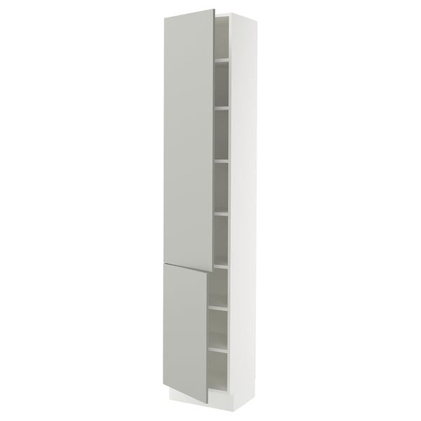 SEKTION High cabinet with shelves/2 doors