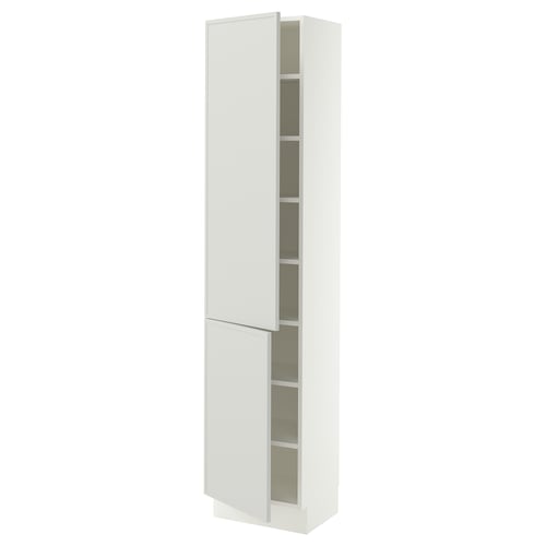 SEKTION High cabinet with shelves/2 doors
