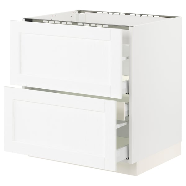 SEKTION / MAXIMERA Base cab f hob/2 fronts/3 drawers