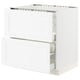 SEKTION / MAXIMERA Base cab f hob/2 fronts/3 drawers