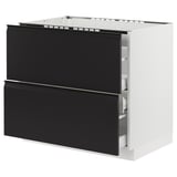 SEKTION / MAXIMERA Base cab f hob/2 fronts/3 drawers