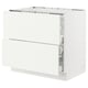 SEKTION / MAXIMERA Base cab f hob/2 fronts/3 drawers