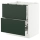 SEKTION / MAXIMERA Base cab f hob/2 fronts/3 drawers