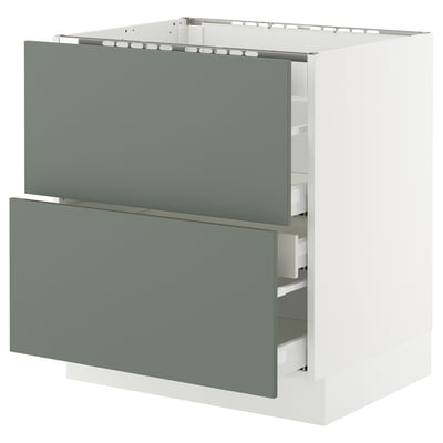 SEKTION / MAXIMERA Base cab f hob/2 fronts/3 drawers