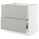 Option: SEKTION / MAXIMERA Base cab f hob/2 fronts/3 drawers