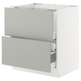SEKTION / MAXIMERA Base cab f hob/2 fronts/3 drawers