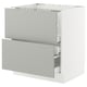 SEKTION / MAXIMERA Base cab f hob/2 fronts/3 drawers