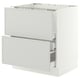 SEKTION / MAXIMERA Base cab f hob/2 fronts/3 drawers