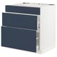 SEKTION / MAXIMERA Base cab f hob/3 fronts/2 drawers