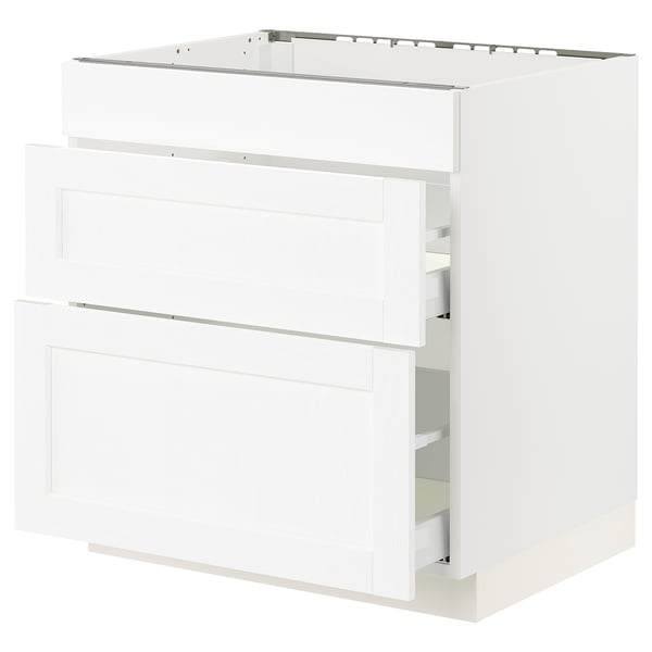 SEKTION / MAXIMERA Base cab f hob/3 fronts/2 drawers