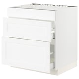 SEKTION / MAXIMERA Base cab f hob/3 fronts/2 drawers