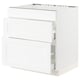 SEKTION / MAXIMERA Base cab f hob/3 fronts/2 drawers