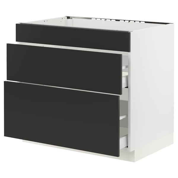 SEKTION / MAXIMERA Base cab f hob/3 fronts/2 drawers