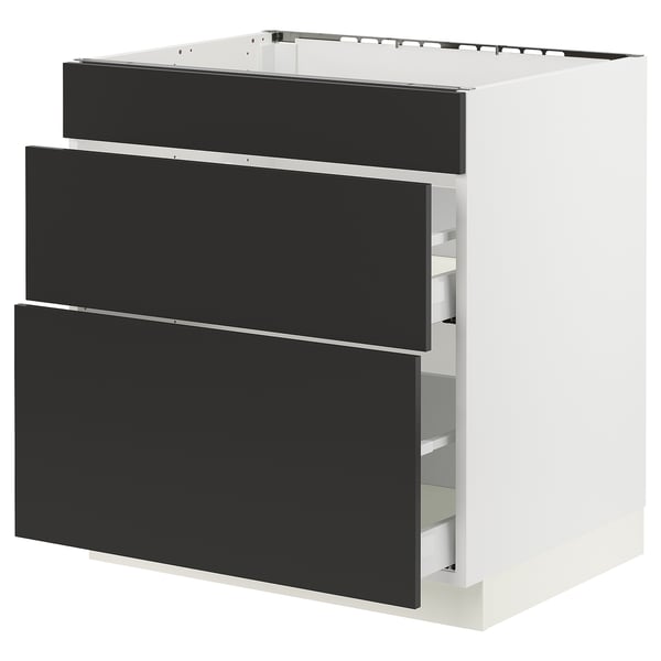 SEKTION / MAXIMERA Base cab f hob/3 fronts/2 drawers