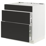 SEKTION / MAXIMERA Base cab f hob/3 fronts/2 drawers