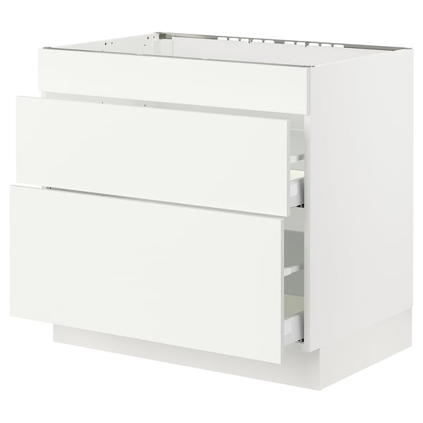 SEKTION / MAXIMERA Base cab f hob/3 fronts/2 drawers