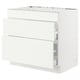 Option: SEKTION / MAXIMERA Base cab f hob/3 fronts/2 drawers