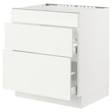 SEKTION / MAXIMERA Base cab f hob/3 fronts/2 drawers