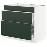 SEKTION / MAXIMERA Base cab f hob/3 fronts/2 drawers