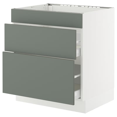 SEKTION / MAXIMERA Base cab f hob/3 fronts/2 drawers
