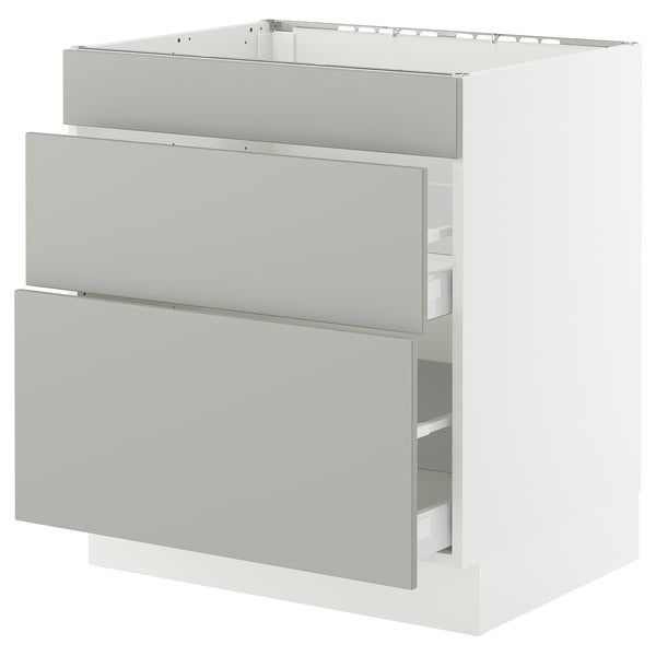 SEKTION / MAXIMERA Base cab f hob/3 fronts/2 drawers