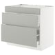 Option: SEKTION / MAXIMERA Base cab f hob/3 fronts/2 drawers