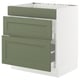 SEKTION / MAXIMERA Base cab f hob/3 fronts/2 drawers