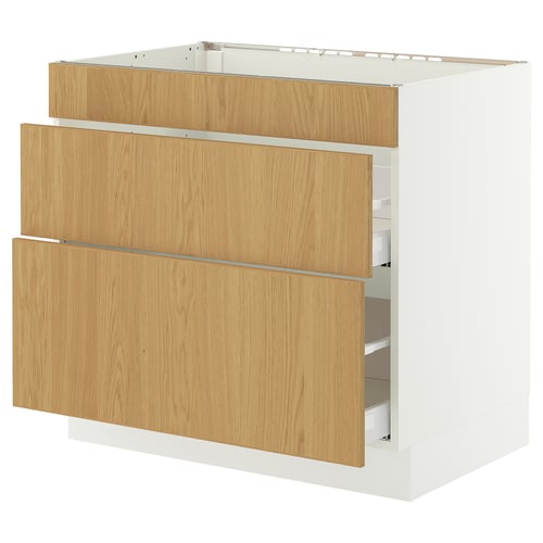 SEKTION / MAXIMERA Base cab f hob/3 fronts/2 drawers