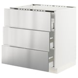 SEKTION / MAXIMERA Base cab f hob/3 fronts/3 drawers