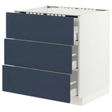 SEKTION / MAXIMERA Base cab f hob/3 fronts/3 drawers