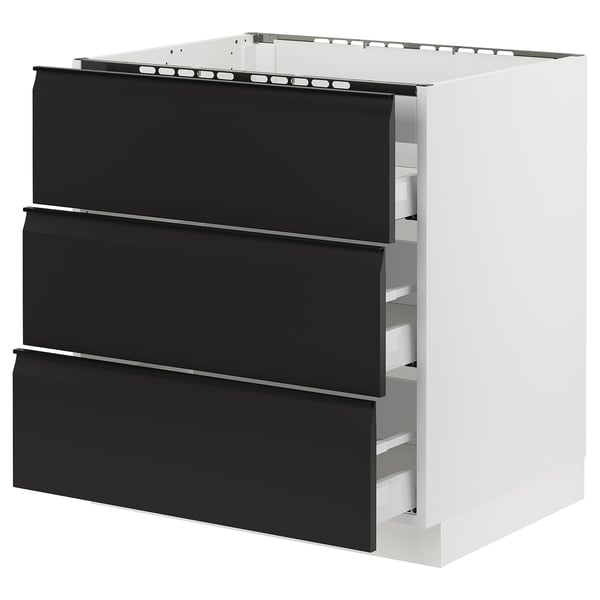 SEKTION / MAXIMERA Base cab f hob/3 fronts/3 drawers